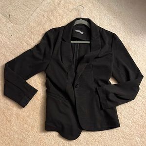 Olivia Moon dart gray blazer- soft material!
